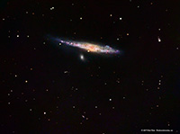 NGC 4631 Barred Spiral Galaxy